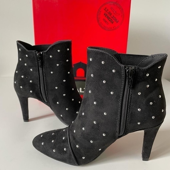 Nib Rialto Chanted Dress Studded Black Bootie - Picture 9 of 12
